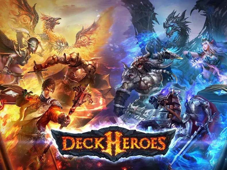 Скачать Deck Heroes: Legacy — Модификация Безлимитные ресурсы и усиленные герои — скриншот 1 Скачать Deck Heroes: Legacy — Модификация Безлимитные ресурсы и усиленные герои — скриншот 1