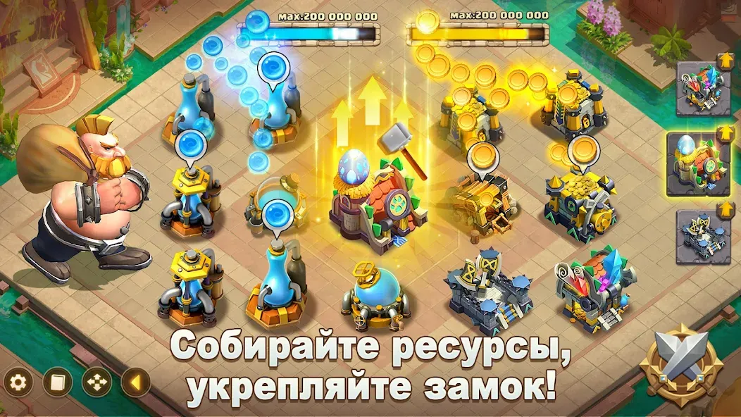 Скачать Castle Clash: Правитель мира — Последняя версия (Безлимитные ресурсы и сильная армия) — скриншот 2 Скачать Castle Clash: Правитель мира — Последняя версия (Безлимитные ресурсы и сильная армия) — скриншот 2