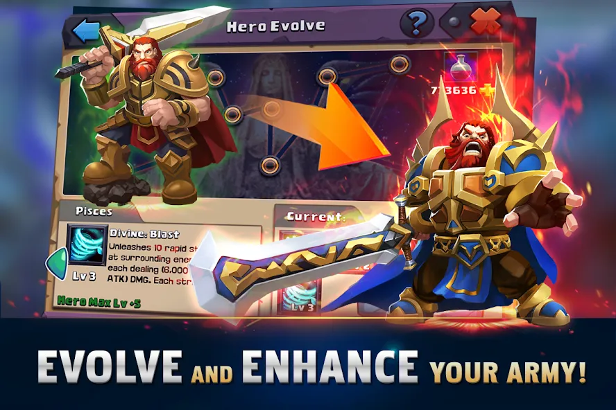 Скачать Clash of Lords 2: Guild Castle на телефон — Безлимитные деньги и ресурсы — скриншот 3 Скачать Clash of Lords 2: Guild Castle на телефон — Безлимитные деньги и ресурсы — скриншот 3