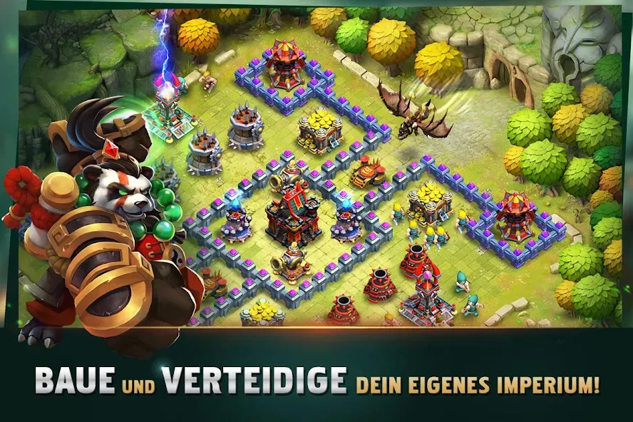 Clash of Lords 2: Ehrenkampf MOD — Безлимитные ресурсы и усиленные герои на Андроид — скриншот 3