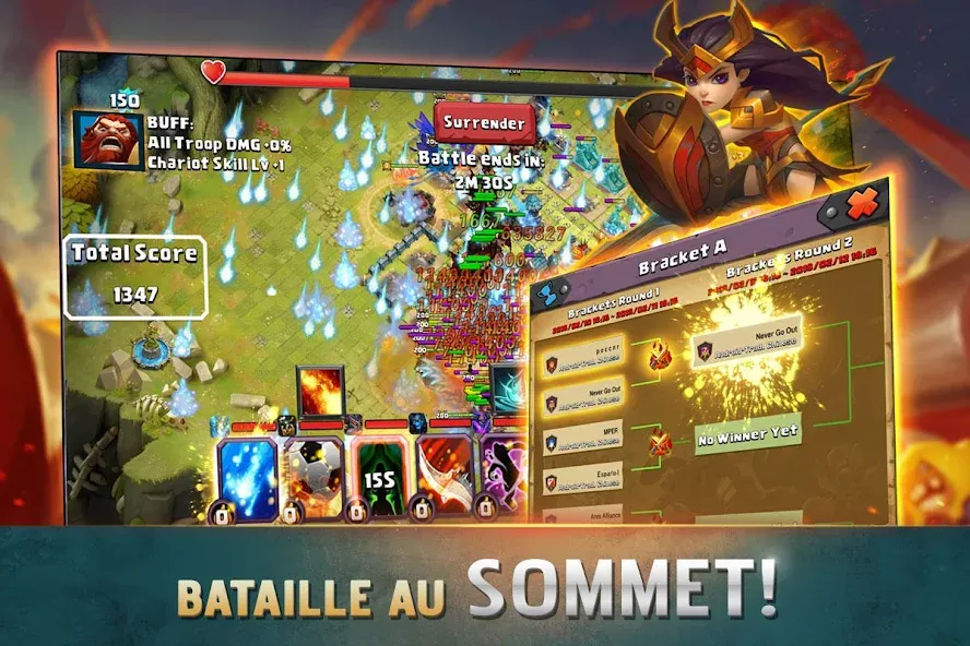 Скачать Clash of Lords 2: Clash Divin на Android — Безлимитные ресурсы и усиленные герои — скриншот 2