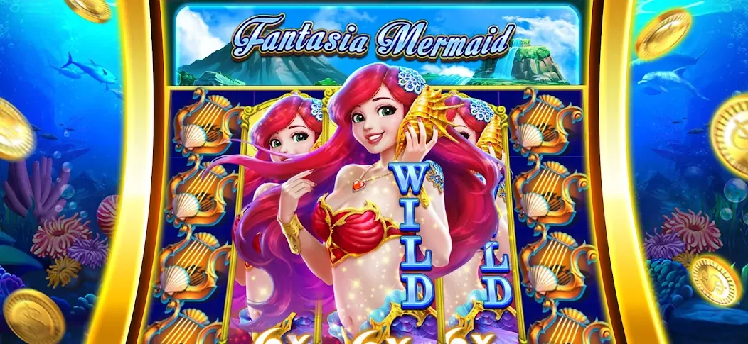 Скачать Golden HoYeah- Casino Slots — Модификация Безлимитные монеты и бонусы — скриншот 5