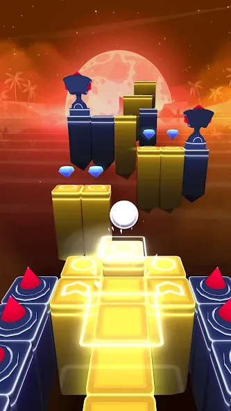 Скачать Dancing Sky 3 MOD APK — Без рекламы и все уровни открыты — скриншот 3