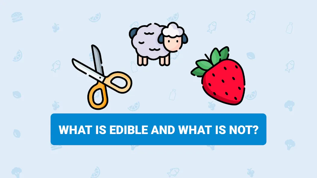 Foody: Edible & Inedible — Взломанная версия (Все продукты доступны) — скриншот 1