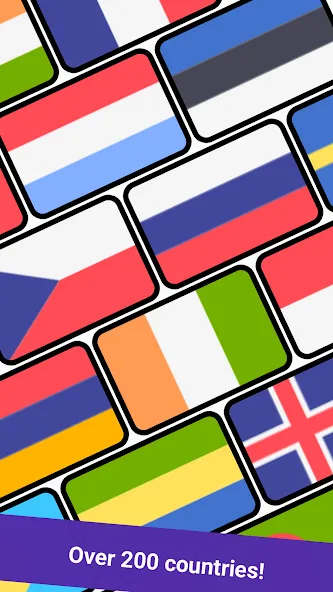 Скачать Geomi — Flags & Countries (Мод: Открыты все страны и флаги) на Андроид — скриншот 2