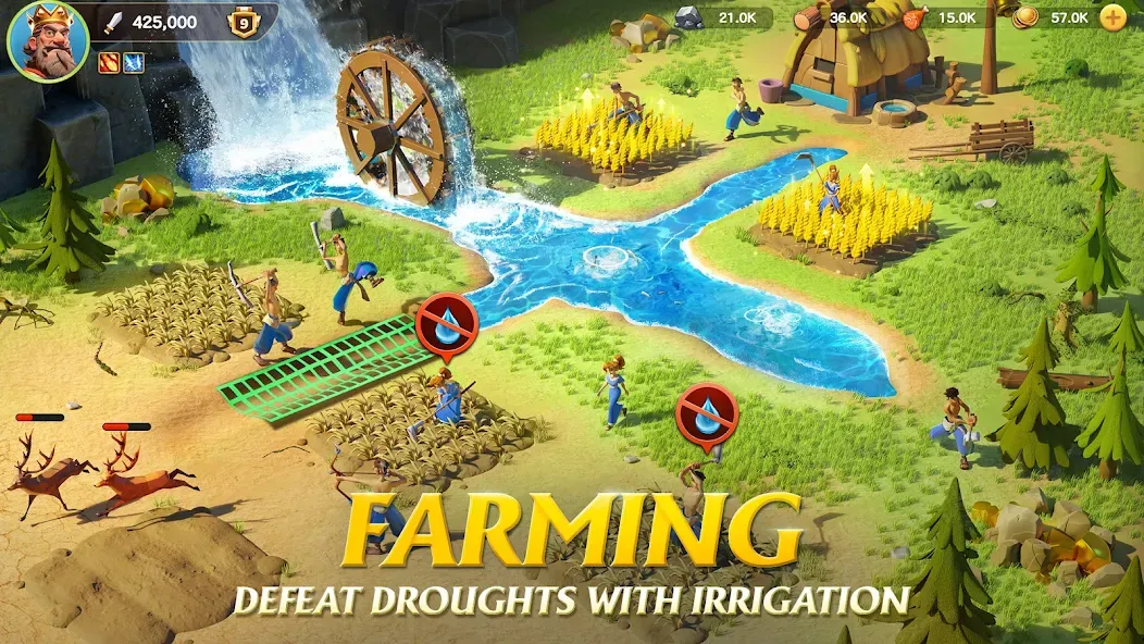 Kingdom Adventure Saga — Безлимитные ресурсы и усиленная армия — скриншот 3