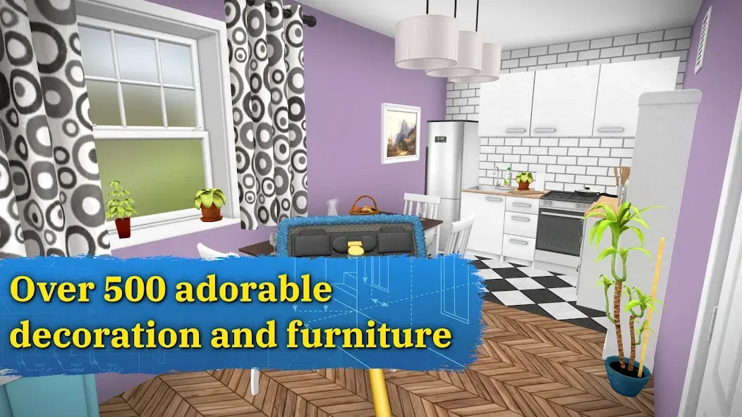 Скачать House Flipper: Home Design — Последняя версия (Безлимитные деньги и мебель бесплатно) — скриншот 2