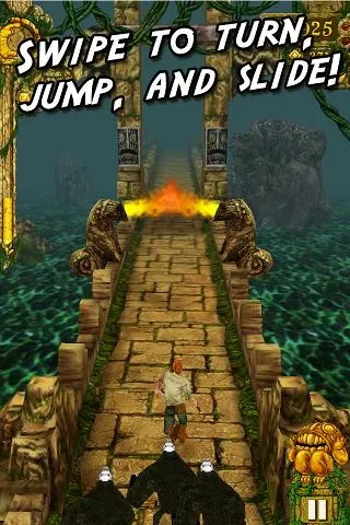 Скачать Temple Run на телефон — Неуязвимость и бесконечные монеты — скриншот 1