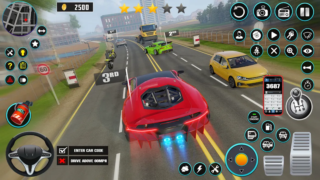 Скачать Open World Car Driving Games на Android — Безлимитные деньги и все машины — скриншот 4 Скачать Open World Car Driving Games на Android — Безлимитные деньги и все машины — скриншот 4