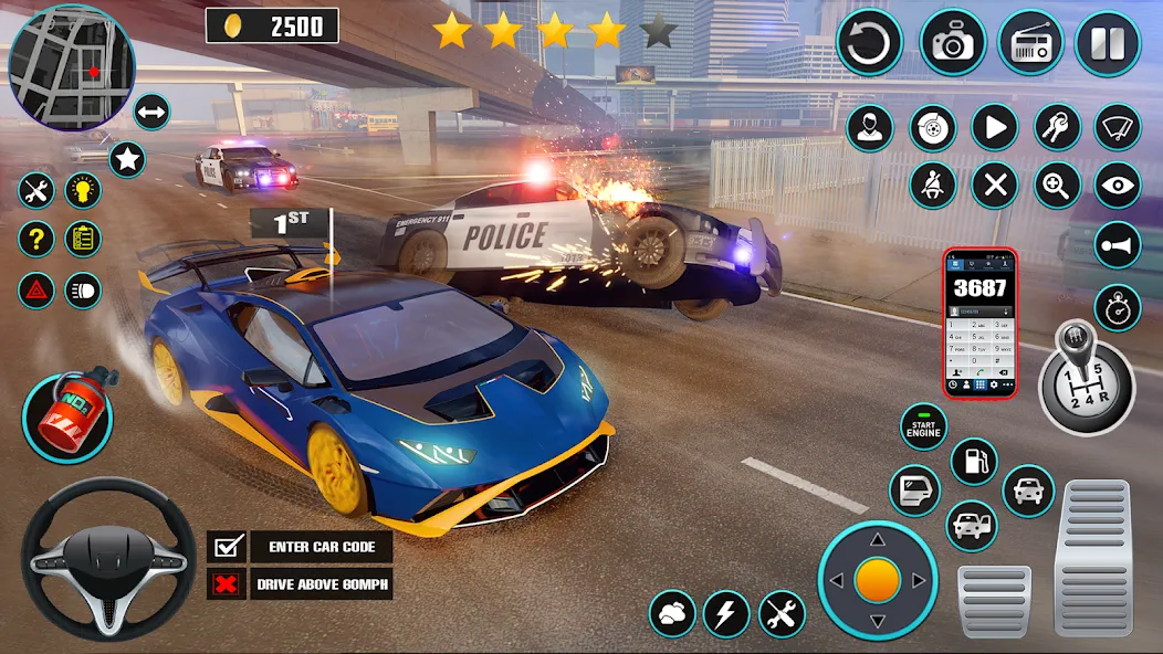 Скачать Open World Car Driving Games на Android — Безлимитные деньги и все машины — скриншот 5 Скачать Open World Car Driving Games на Android — Безлимитные деньги и все машины — скриншот 5