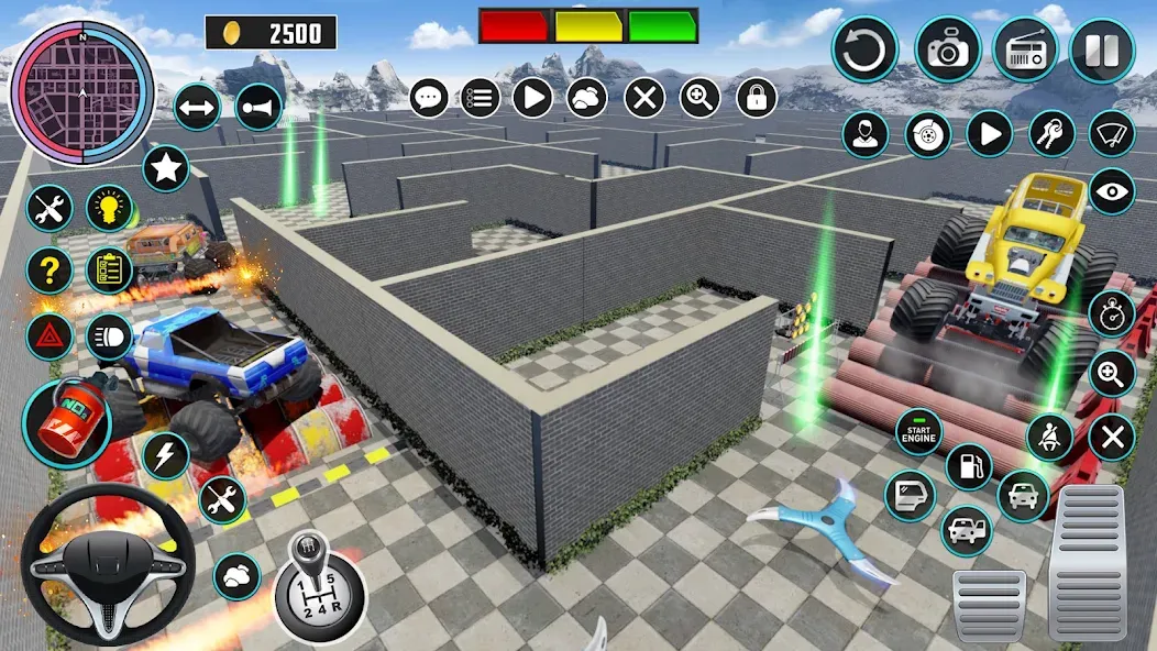 Monster Truck Maze Puzzle Game — Безлимитные деньги и все машины открыты — скриншот 3 Monster Truck Maze Puzzle Game — Безлимитные деньги и все машины открыты — скриншот 3