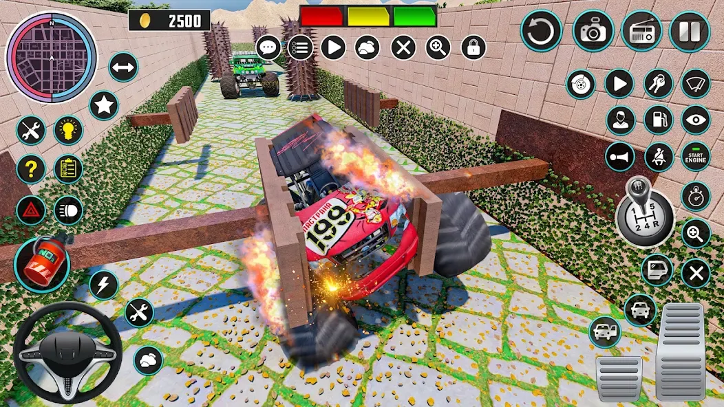 Monster Truck Maze Puzzle Game — Безлимитные деньги и все машины открыты — скриншот 5 Monster Truck Maze Puzzle Game — Безлимитные деньги и все машины открыты — скриншот 5