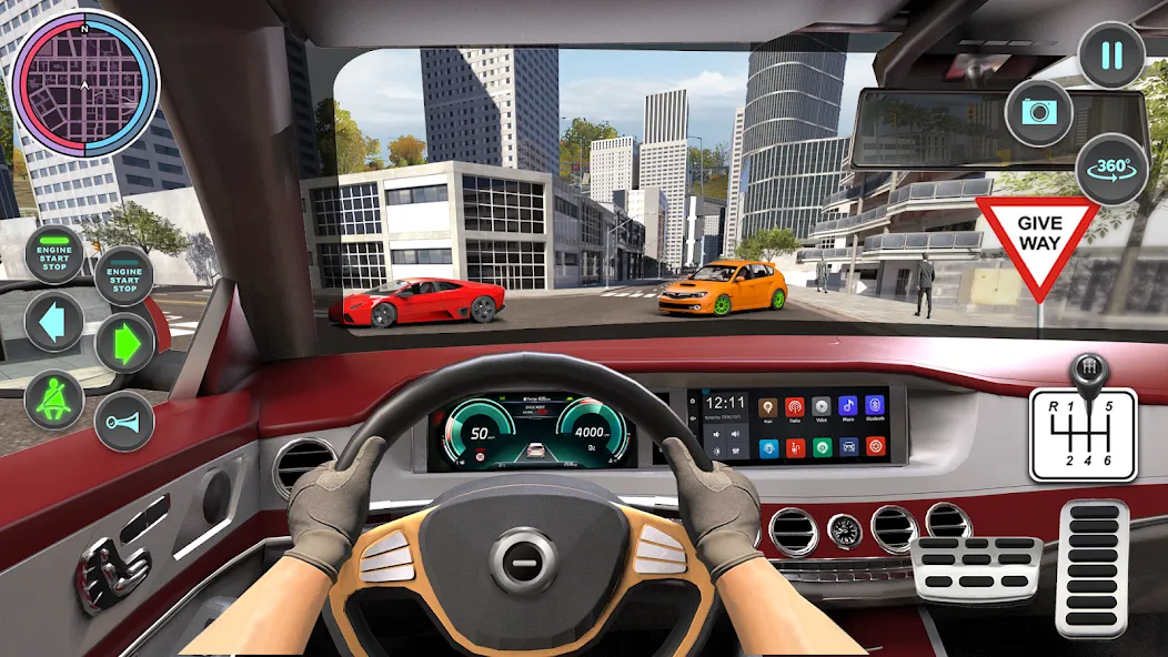 Modern Car Driving School Game — Мод: Безлимитные деньги и все машины открыты — скриншот 2 Modern Car Driving School Game — Мод: Безлимитные деньги и все машины открыты — скриншот 2