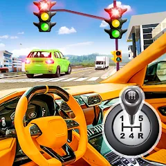Modern Car Driving School Game — Мод: Безлимитные деньги и все машины открыты