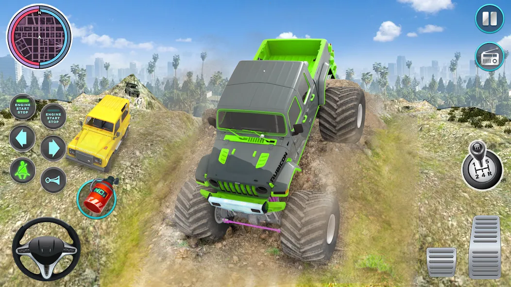 Скачать Monster Truck Off Road Racing с модом — Безлимитные деньги и все машины открыты — скриншот 2 Скачать Monster Truck Off Road Racing с модом — Безлимитные деньги и все машины открыты — скриншот 2