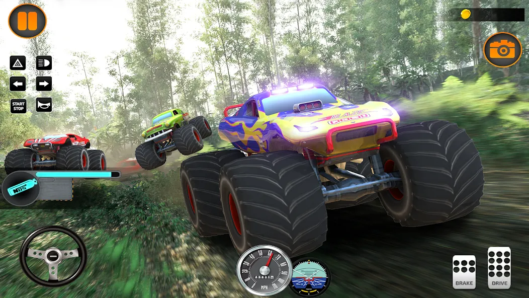 Скачать Monster Truck Off Road Racing с модом — Безлимитные деньги и все машины открыты — скриншот 5 Скачать Monster Truck Off Road Racing с модом — Безлимитные деньги и все машины открыты — скриншот 5