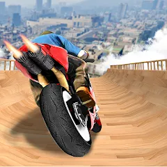 Скачать Mega Ramp Bike Stunts Games 3D — Последняя версия (Безлимитные деньги и все байки открыты)