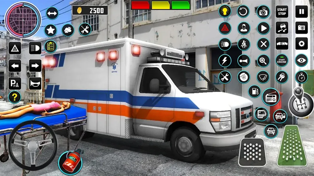 Скачать Heli Ambulance Simulator Game — Модификация Безлимитные деньги и все вертолеты — скриншот 3