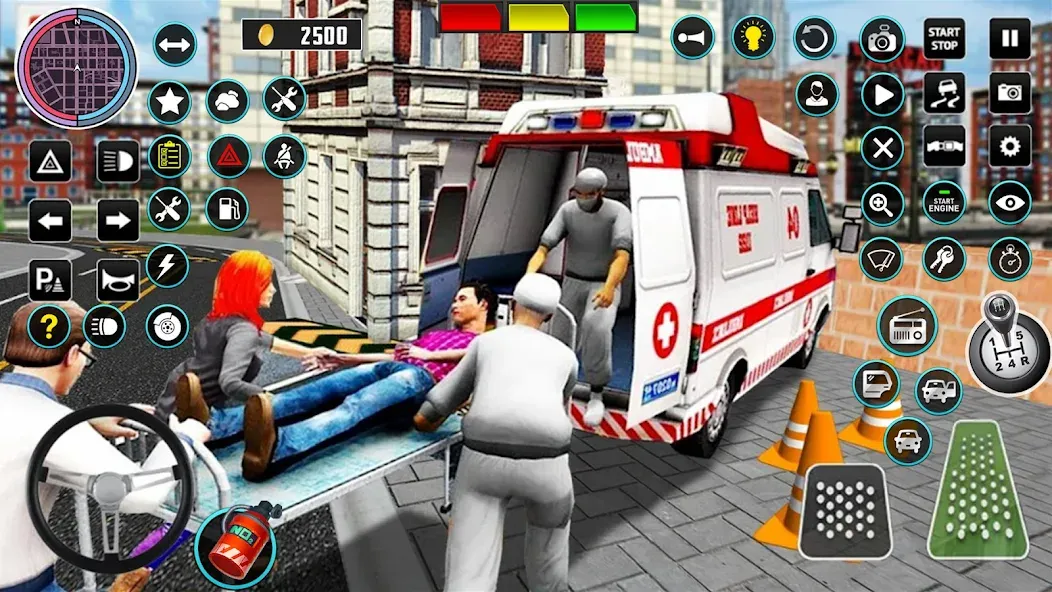 Скачать Heli Ambulance Simulator Game — Модификация Безлимитные деньги и все вертолеты — скриншот 5