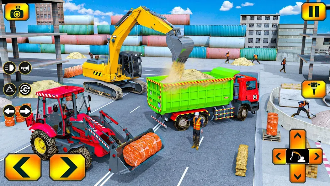 Скачать Sand Excavator Simulator Games (Мод: Безлимитные деньги и техника) на Андроид — скриншот 3