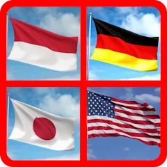 Tebak Gambar Bendera MOD APK на Android — Открыты все уровни и подсказки
