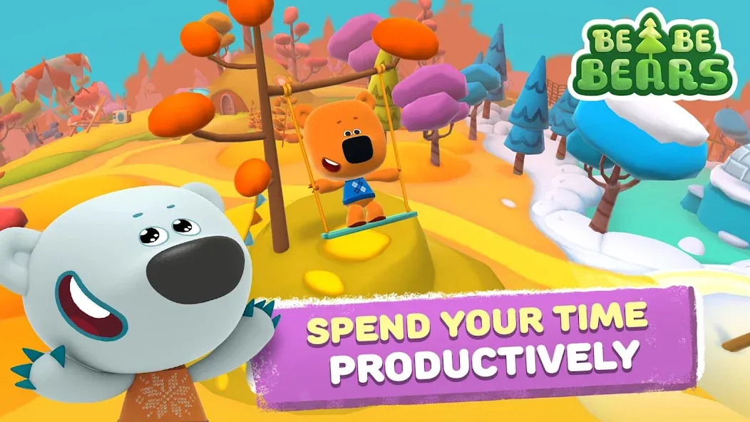 Скачать Be-be-bears: Adventures на Андроид — Безлимитные монеты и подсказки — скриншот 3
