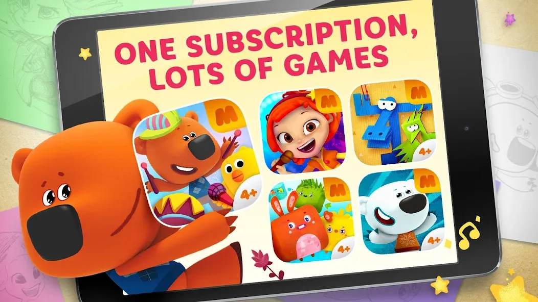 Скачать Rhythm and Bears на Android — Безлимитные монеты и разблокированы все песни — скриншот 1