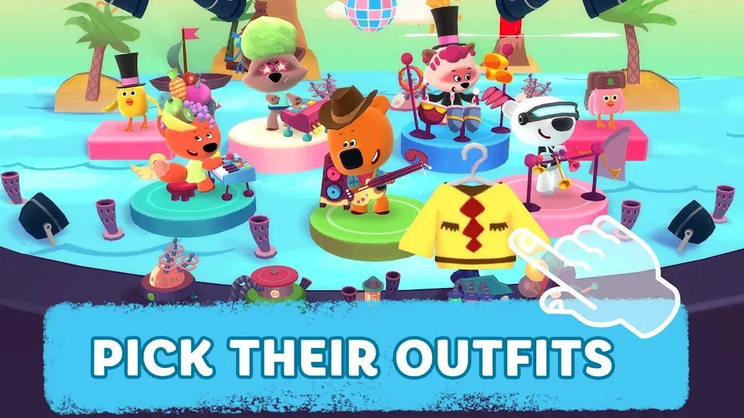 Скачать Rhythm and Bears на Android — Безлимитные монеты и разблокированы все песни — скриншот 3