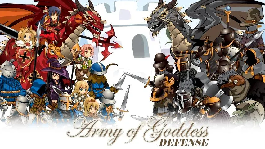 Скачать Army of Goddess Defense на Android — Безлимитные деньги и ресурсы — скриншот 1