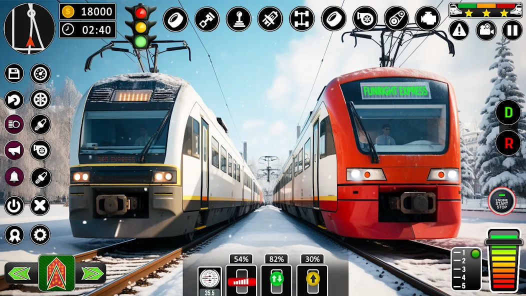 City Train Games Driver Sim 3D — Взломанная версия (Безлимитные деньги и все поезда открыты) — скриншот 2 City Train Games Driver Sim 3D — Взломанная версия (Безлимитные деньги и все поезда открыты) — скриншот 2