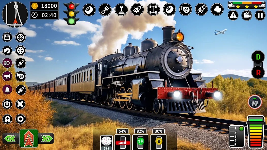 City Train Games Driver Sim 3D — Взломанная версия (Безлимитные деньги и все поезда открыты) — скриншот 3 City Train Games Driver Sim 3D — Взломанная версия (Безлимитные деньги и все поезда открыты) — скриншот 3