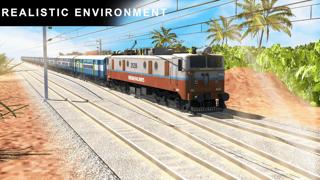 Скачать Indian Railway Train Simulator на Android — Безлимитные деньги и топливо — скриншот 5 Скачать Indian Railway Train Simulator на Android — Безлимитные деньги и топливо — скриншот 5