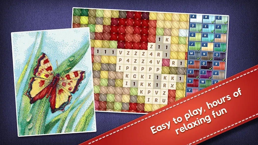 Cross-Stitch World на Андроид — Безлимитные нитки и открыты все узоры — скриншот 4