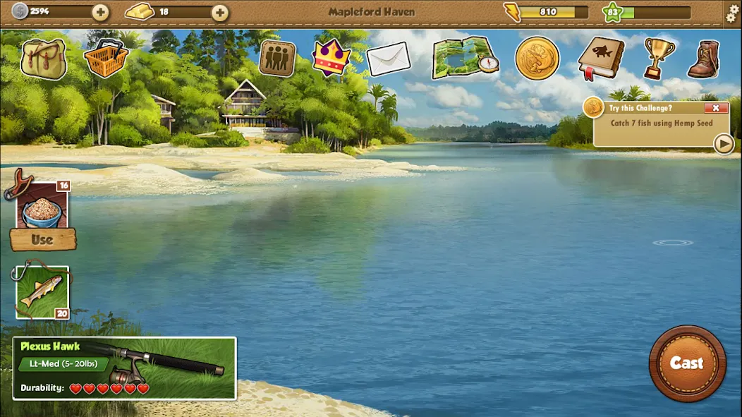 Fishing World — Безлимитные деньги и ресурсы — скриншот 5