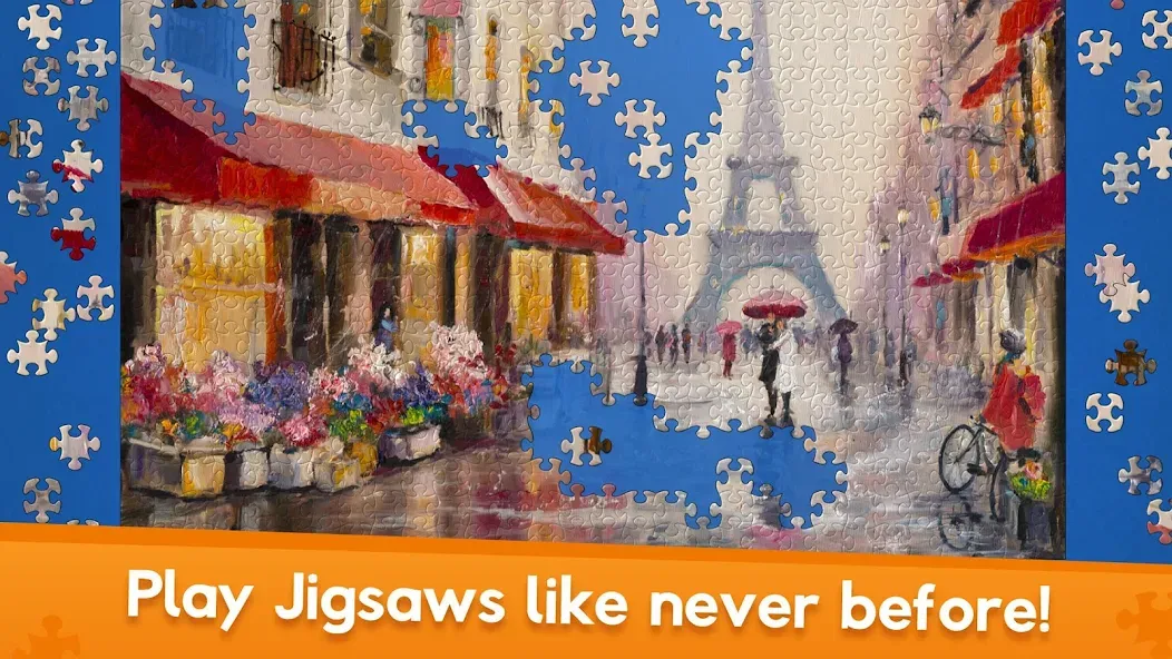 Скачать Jigsaw World — Модификация Безлимитные подсказки и все пазлы открыты — скриншот 1