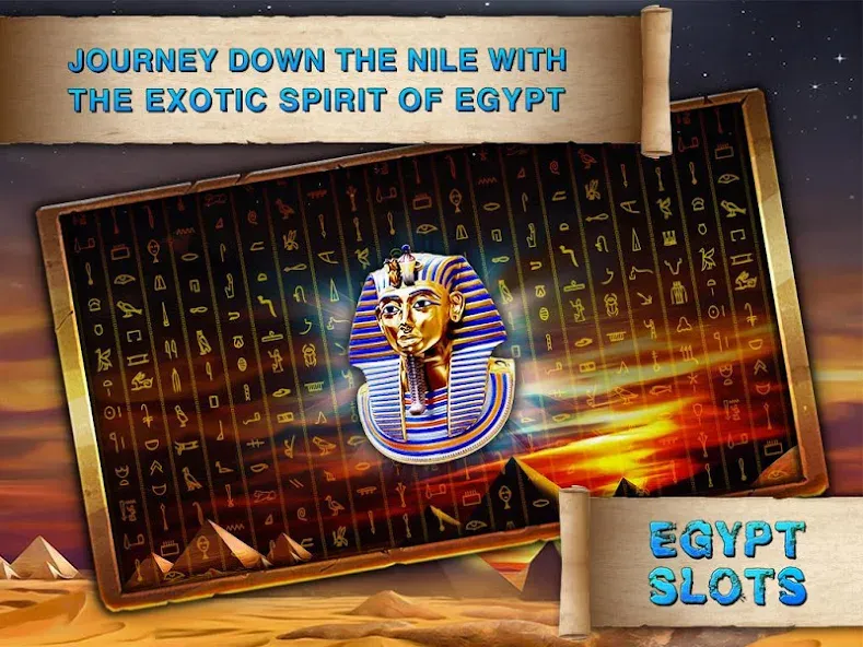 Egypt Slots Casino Machines Mod APK Безлимитные монеты и бонусы — Скачать на Андроид — скриншот 2