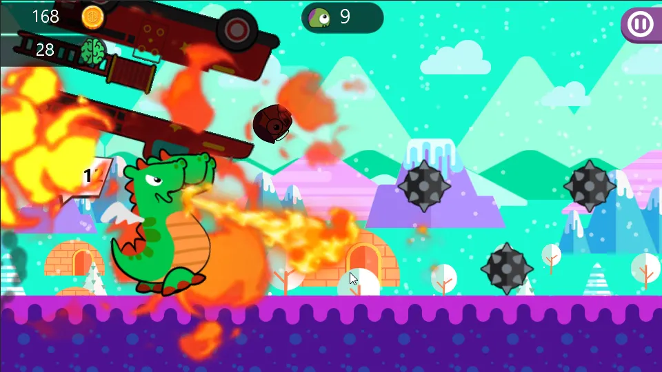 Скачать Monster Run: Jump Or Die (Мод: Бесконечные жизни и монеты) на Андроид — скриншот 1