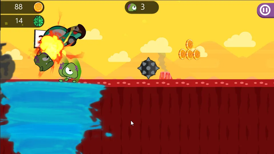 Скачать Monster Run: Jump Or Die (Мод: Бесконечные жизни и монеты) на Андроид — скриншот 4