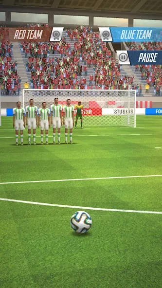 Скачать Strike Football Game FreeKick — Последняя версия (Безлимитные деньги и все мячи открыты) — скриншот 2
