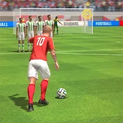 Скачать Strike Football Game FreeKick — Последняя версия (Безлимитные деньги и все мячи открыты)