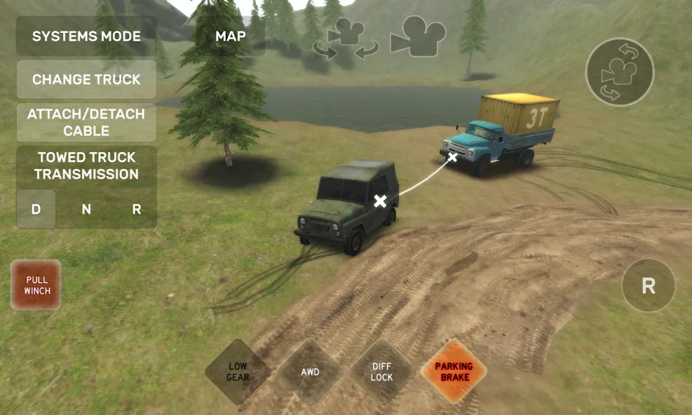 Скачать Dirt Trucker: Muddy Hills — Последняя версия (Безлимитные деньги и топливо) — скриншот 1