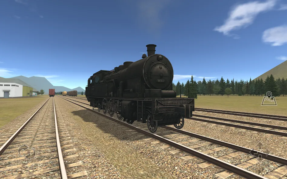 Train and rail yard simulator MOD APK на Android — Улучшенное управление железнодорожным депо — скриншот 5