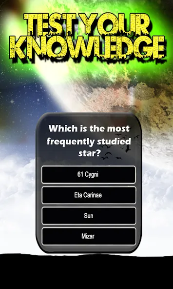 Скачать Astronomy Trivia Universe Quiz с модом — Безлимитные подсказки и открыты все вопросы — скриншот 2
