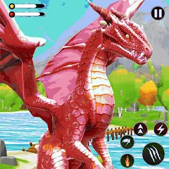 Скачать Wild Dragon Craft Family Sim — Последняя версия (Бесконечные ресурсы и быстрый крафт)