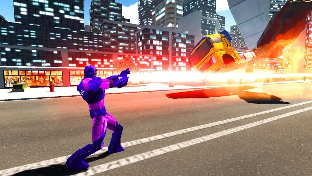 Скачать Super city hero:Iron Hero War на Android — Безлимитные деньги и алмазы — скриншот 5