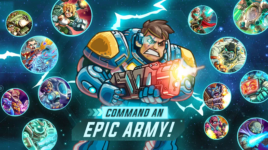 Скачать Iron Marines Offline Strategy — Модификация Безлимитные ресурсы и все уровни открыты — скриншот 3