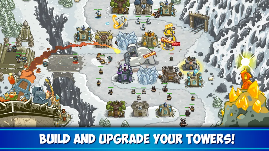 Kingdom Rush Tower Defense TD MOD APK — Безлимитные деньги и все башни открыты — скриншот 2