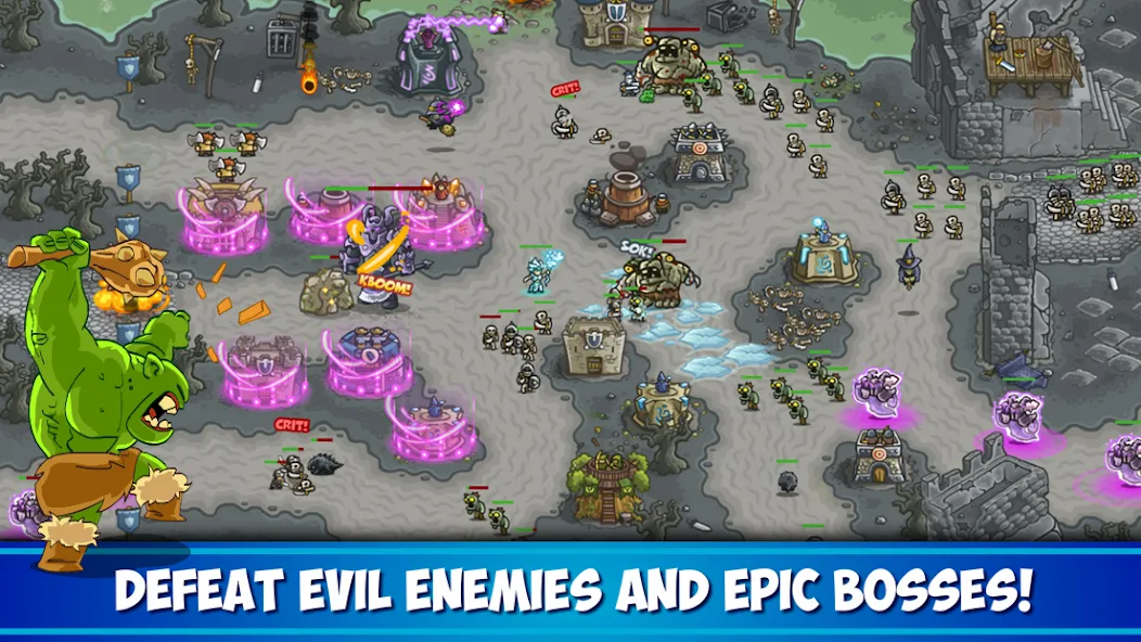 Kingdom Rush Tower Defense TD MOD APK — Безлимитные деньги и все башни открыты — скриншот 4