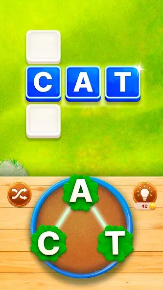 Word Garden : Crosswords (Мод Без рекламы и подсказки доступны) — скриншот 1 Word Garden : Crosswords (Мод Без рекламы и подсказки доступны) — скриншот 1