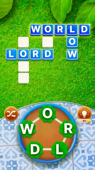 Word Garden : Crosswords (Мод Без рекламы и подсказки доступны) — скриншот 2 Word Garden : Crosswords (Мод Без рекламы и подсказки доступны) — скриншот 2